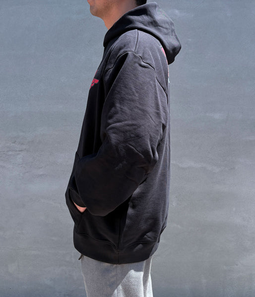 SAINT MICHAEL/M J SM FLC HOODIE/BLACK