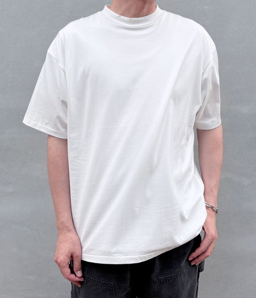 INTERIM/HIGH GAUGE SUVIN JERSEY S/S TEE (PURE WHITE)