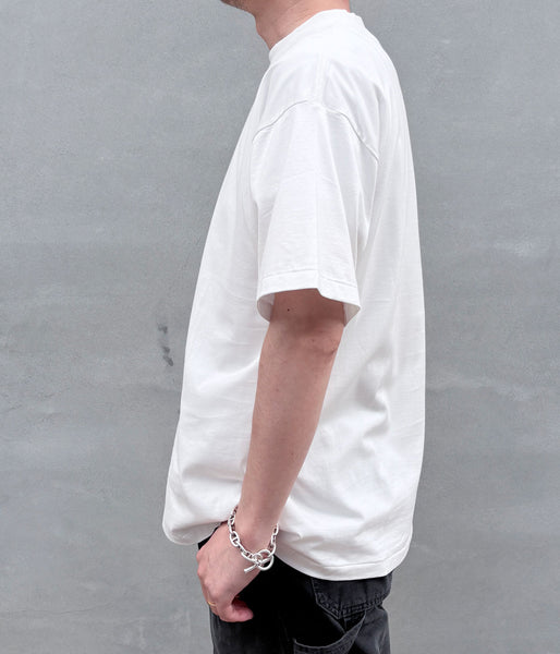 INTERIM/HIGH GAUGE SUVIN JERSEY S/S TEE (PURE WHITE)