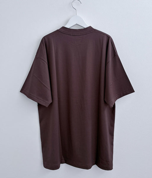 INTERIM/HIGH GAUGE SUVIN JERSEY S/S TEE (BROWN)
