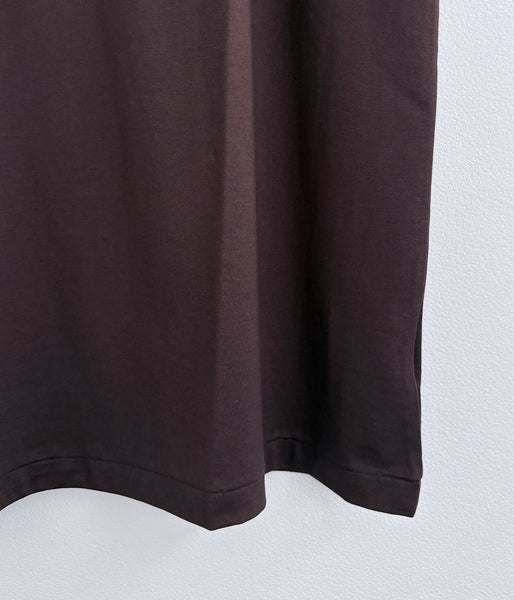 INTERIM/HIGH GAUGE SUVIN JERSEY S/S TEE (BROWN)