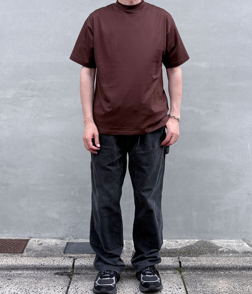 INTERIM/HIGH GAUGE SUVIN JERSEY S/S TEE (BROWN)
