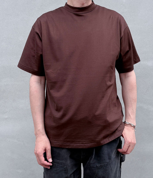 INTERIM/HIGH GAUGE SUVIN JERSEY S/S TEE (BROWN)