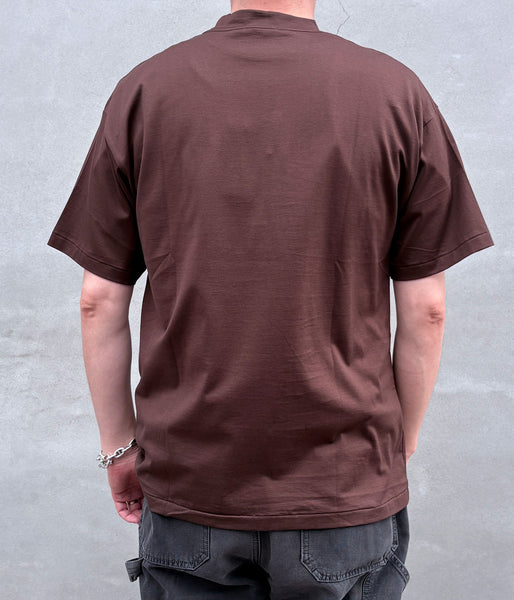 INTERIM/HIGH GAUGE SUVIN JERSEY S/S TEE (BROWN)