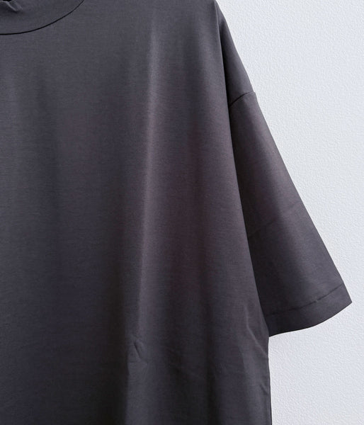 INTERIM/HIGH GAUGE SUVIN JERSEY S/S TEE (SMOKE BLACK)