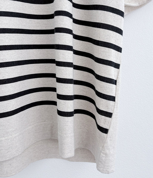 MHL./BELGIAN LINEN COTTON JERSEY TOP SS (NATURAL)