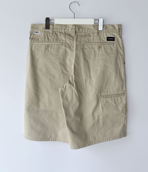 DESCENDANT/PIT TWILL SHORTS (BEIGE)