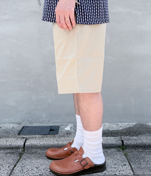DESCENDANT/PIT TWILL SHORTS (BEIGE)