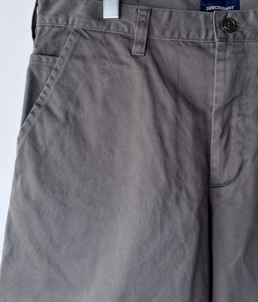 DESCENDANT/PIT TWILL SHORTS (GRAY)