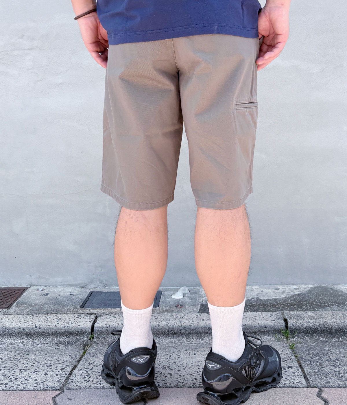 DESCENDANT/PIT TWILL SHORTS (GRAY)