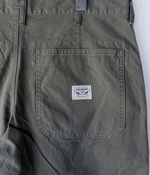 DESCENDANT/DIY DUCK SHORTS (OLIVE DRAB)