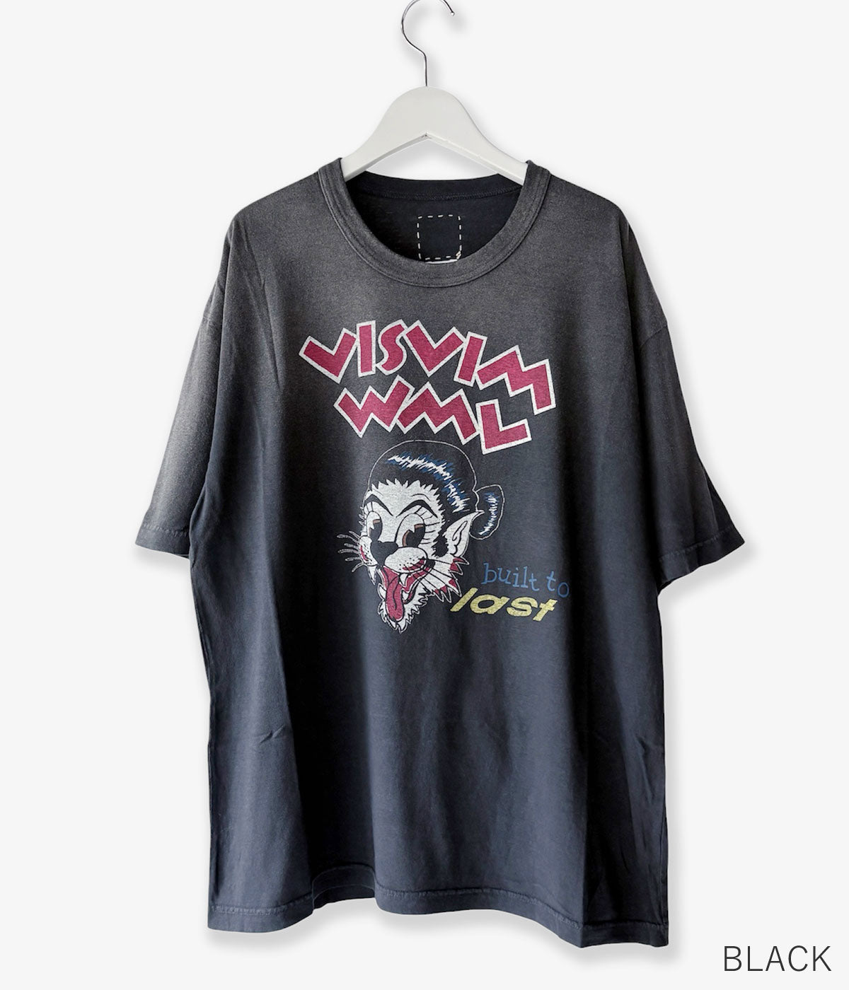 visvim/JUMBO TEE S/S BTL DMGD