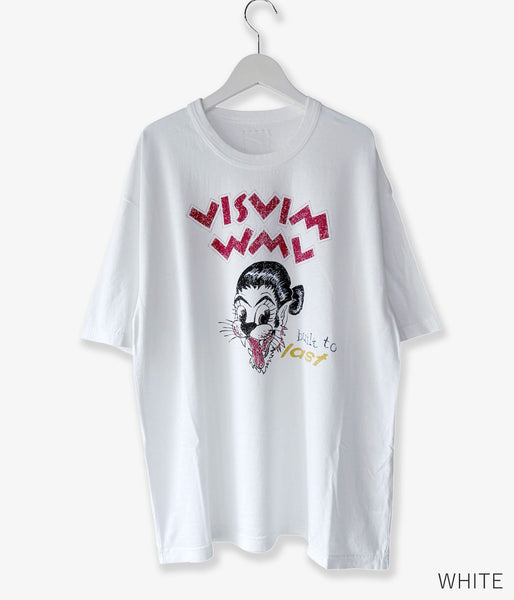 visvim/JUMBO TEE S/S BTL DMGD