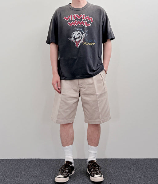 visvim/JUMBO TEE S/S BTL DMGD