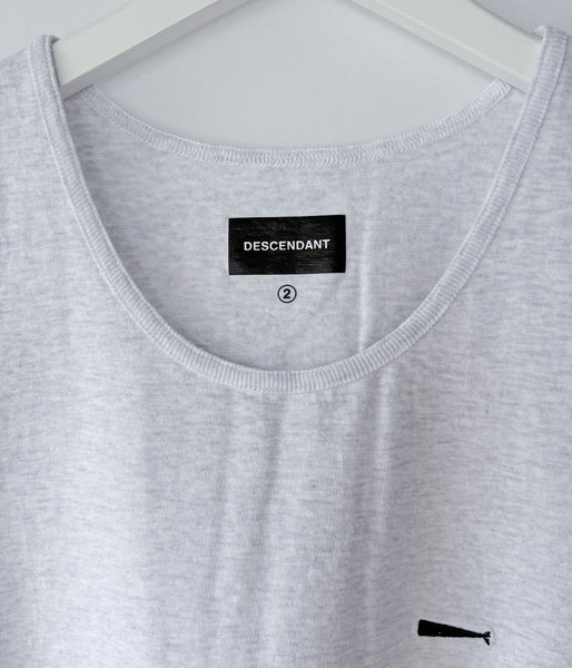 DESCENDANT/CACHALOT ORGANIC COTTON TANKTOP (GRAY)