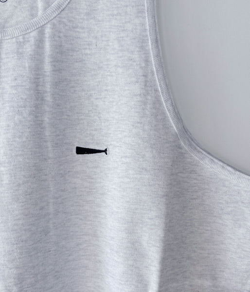 DESCENDANT/CACHALOT ORGANIC COTTON TANKTOP (GRAY)