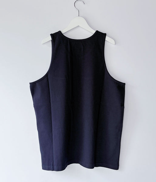 DESCENDANT/CACHALOT ORGANIC COTTON TANKTOP (NAVY)