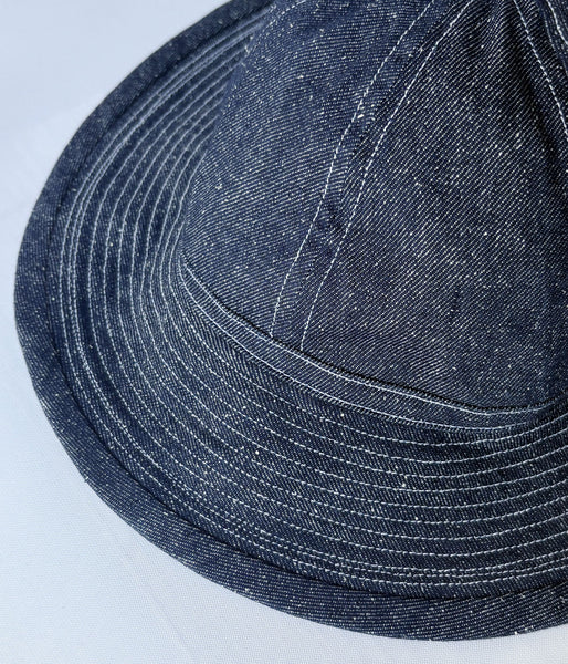 INTERIM/SILK NOIL DENIM M-37 ARMY HAT