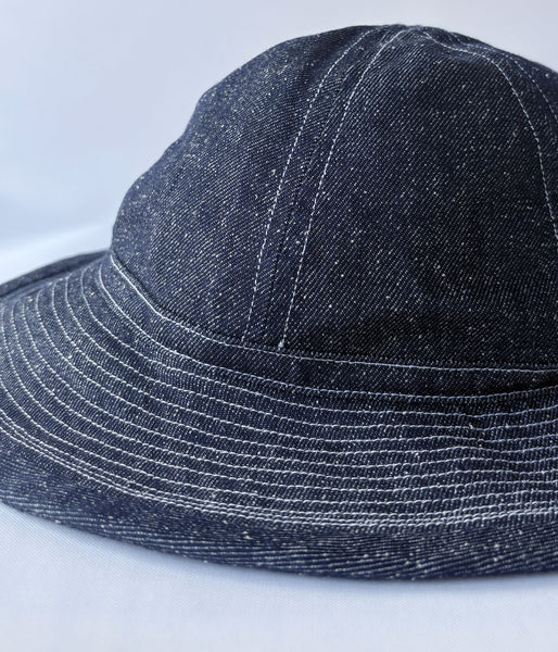 INTERIM/SILK NOIL DENIM M-37 ARMY HAT