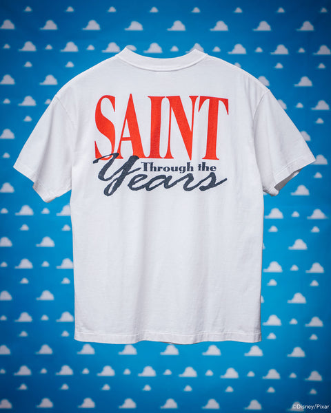 SAINT MICHAEL/PIXAR_SS T-SHIRT/Woody&Buzz/WHT
