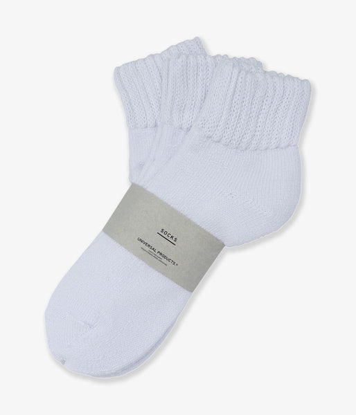 UNIVERSAL PRODUCTS./3P PILE SOCKS (WHITE)