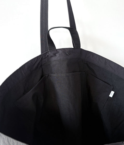 ERA./SHRINK WRAP TOTE BAG (BLACK)