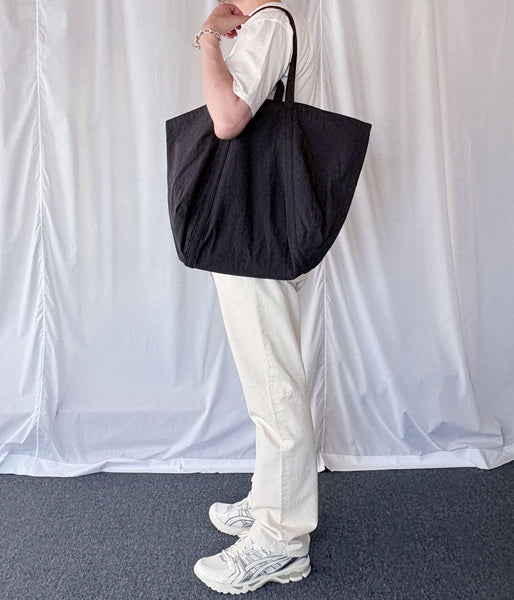 ERA./SHRINK WRAP TOTE BAG (BLACK)