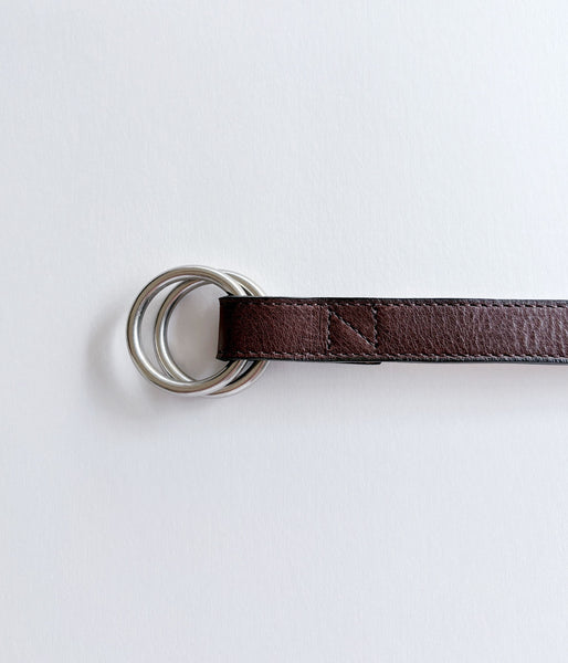 nonnative/RANCHER RING BELT COW LEATHER (BROWN)