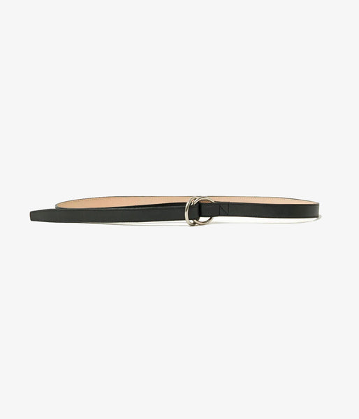 nonnative/RANCHER RING BELT COW LEATHER (BLACK)