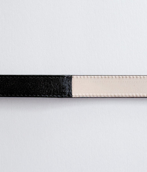 nonnative/RANCHER RING BELT COW LEATHER (BLACK)