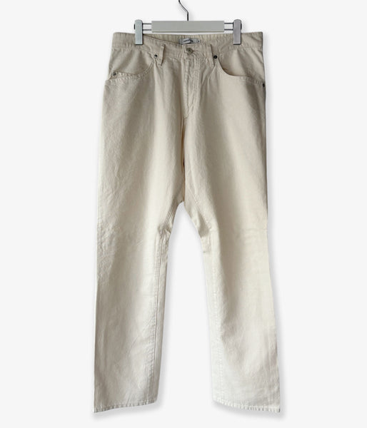 nonnative/TRUCKER 5P JEANS COTTON OXFORD (NATURAL)