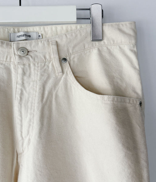 nonnative/TRUCKER 5P JEANS COTTON OXFORD (NATURAL)