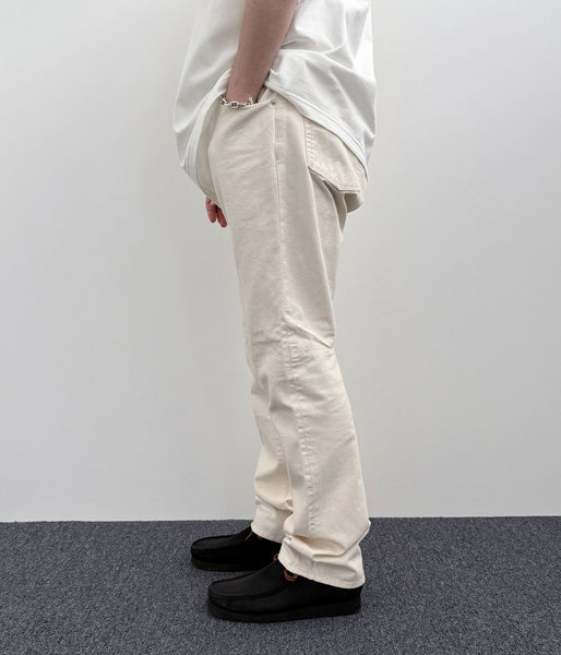 nonnative/TRUCKER 5P JEANS COTTON OXFORD (NATURAL)
