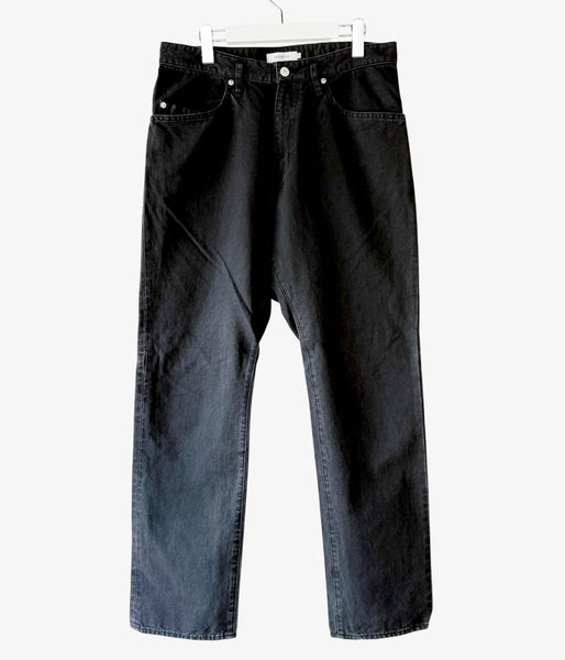 nonnative/TRUCKER 5P JEANS COTTON OXFORD (BLACK)
