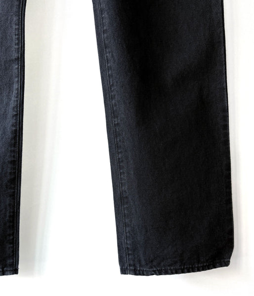 nonnative/TRUCKER 5P JEANS COTTON OXFORD (BLACK)