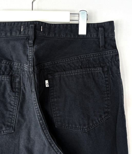 nonnative/TRUCKER 5P JEANS COTTON OXFORD (BLACK)
