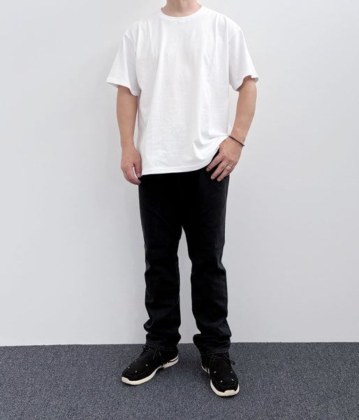 nonnative/TRUCKER 5P JEANS COTTON OXFORD (BLACK)