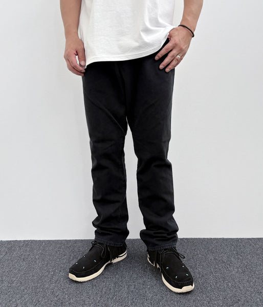 nonnative/TRUCKER 5P JEANS COTTON OXFORD (BLACK)