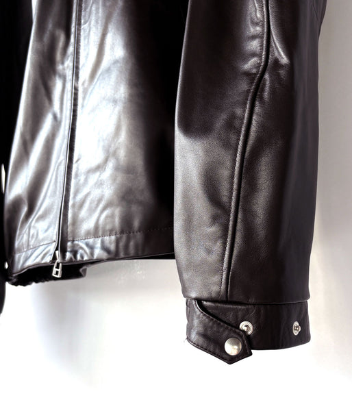 UNIVERSAL PRODUCTS./LEATHER JACKET (BROWN)