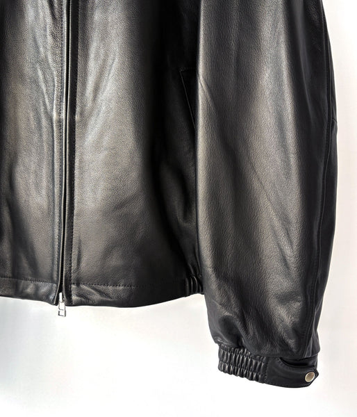 UNIVERSAL PRODUCTS./LEATHER JACKET (BLACK)
