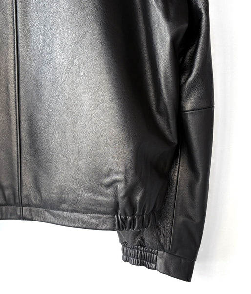UNIVERSAL PRODUCTS./LEATHER JACKET (BLACK)