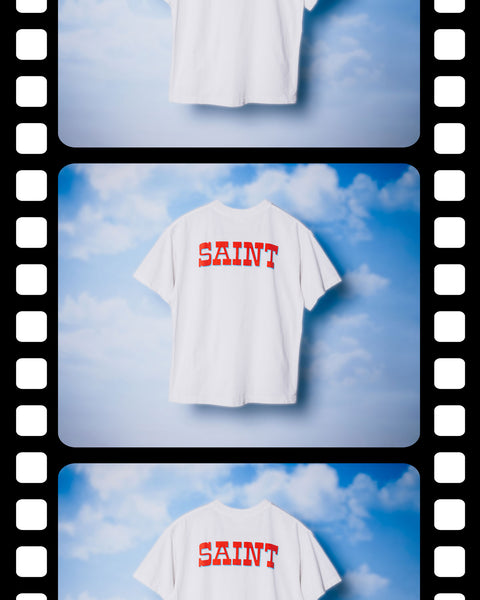 SAINT MICHAEL/DSNY_SS T-SHIRT/BUMBO/WHITE