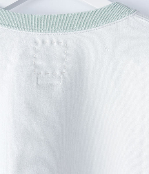 visvim/FELLOW SWEAT L/S 2-TONE CRASH (LTGREEN)