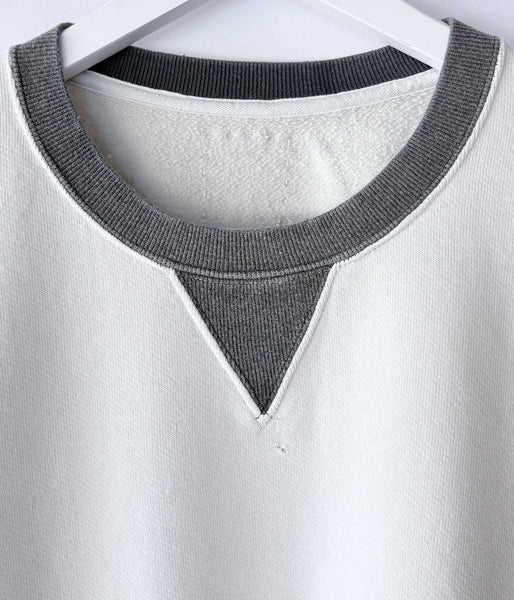 visvim/FELLOW SWEAT L/S 2-TONE CRASH (BLACK)