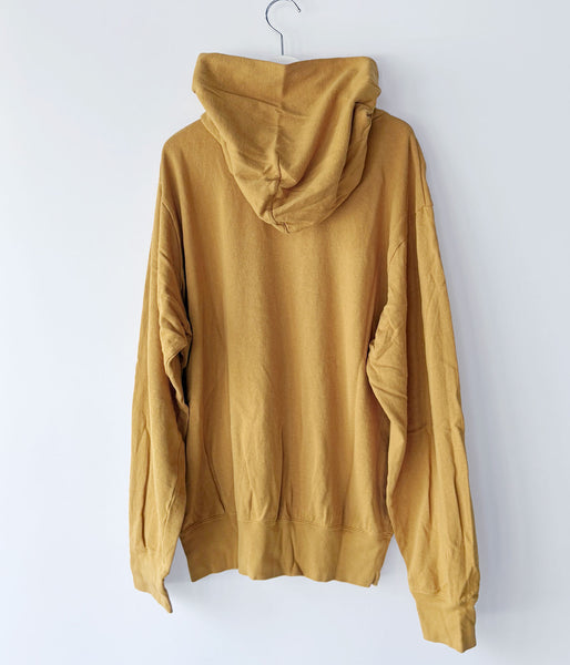 DIGAWEL/Hoodie sweat shirt (Garment dye) (MUSTARD)