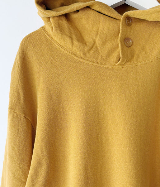 DIGAWEL/Hoodie sweat shirt (Garment dye) (MUSTARD)