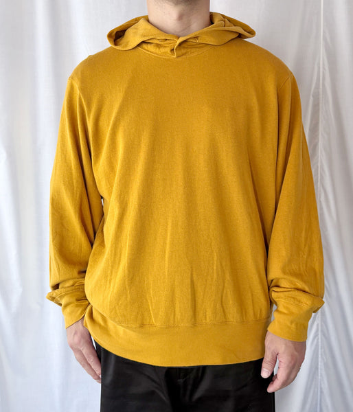 DIGAWEL/Hoodie sweat shirt (Garment dye) (MUSTARD)