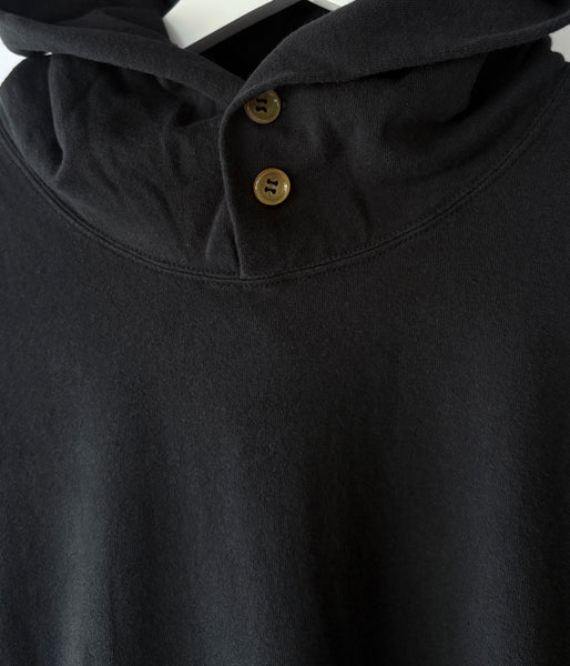 DIGAWEL/Hoodie sweat shirt (Garment dye) (BLACK)