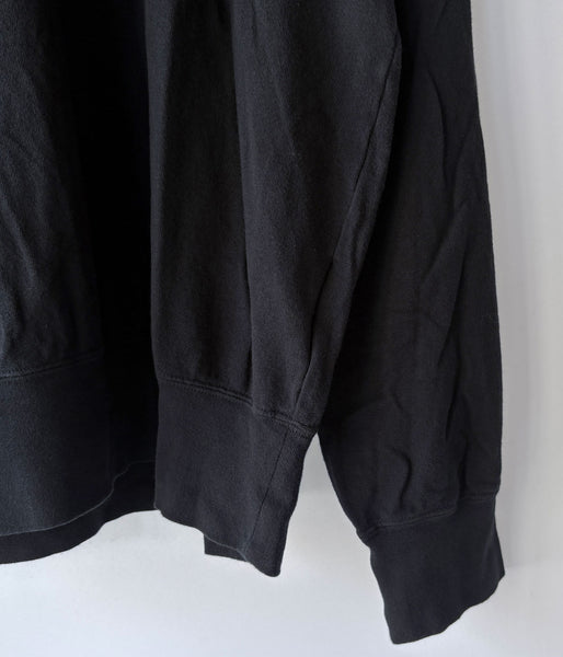 DIGAWEL/Hoodie sweat shirt (Garment dye) (BLACK)