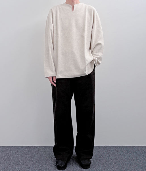 blurhms ROOTSTOCK/ROUGH&SMOOTH THERMAL OVER NECK LS (HEATHER OATMEAL)